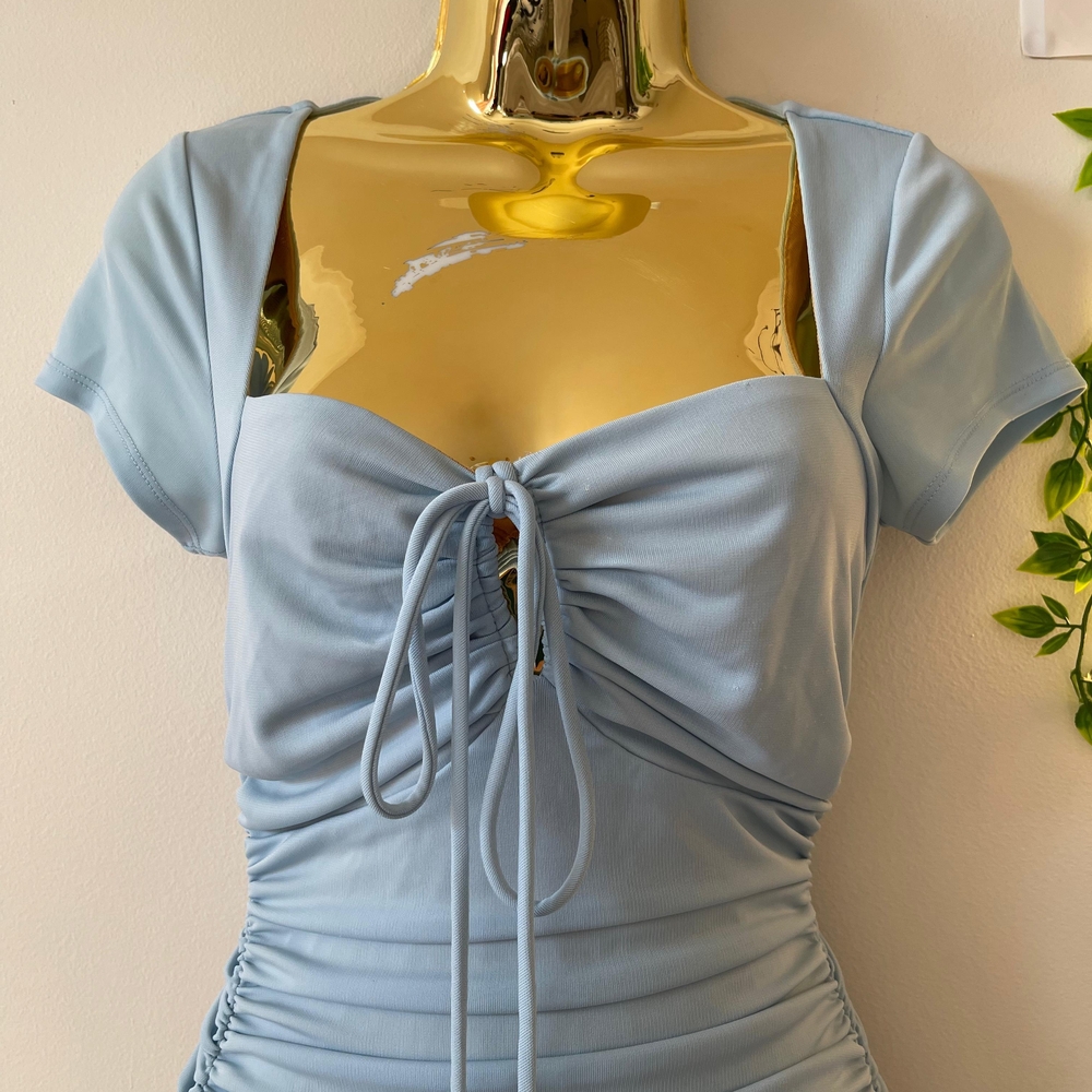 Cinq a Sept Sky Blue Dress